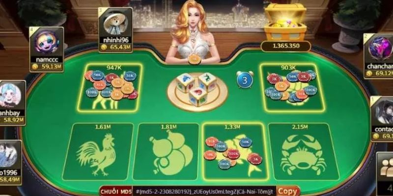 Chia sẻ cách chơi game bầu cua mini